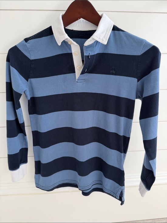 Brooks Brothers Other - Brooks Brothers long sleeve striped Boys  polo shirt, Size 10Y.
